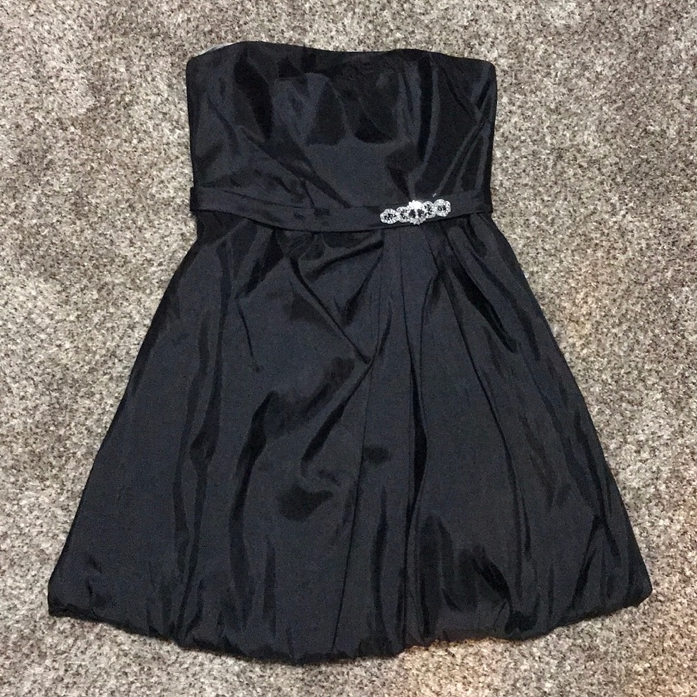 Little Black Strapless Dress